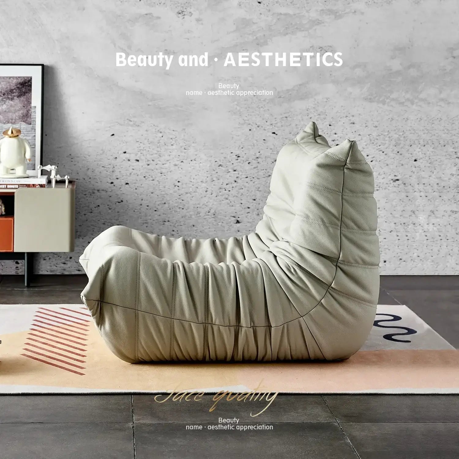 Accent Bean Bag Chair,Caterpillar Sofa | DYPODTEN