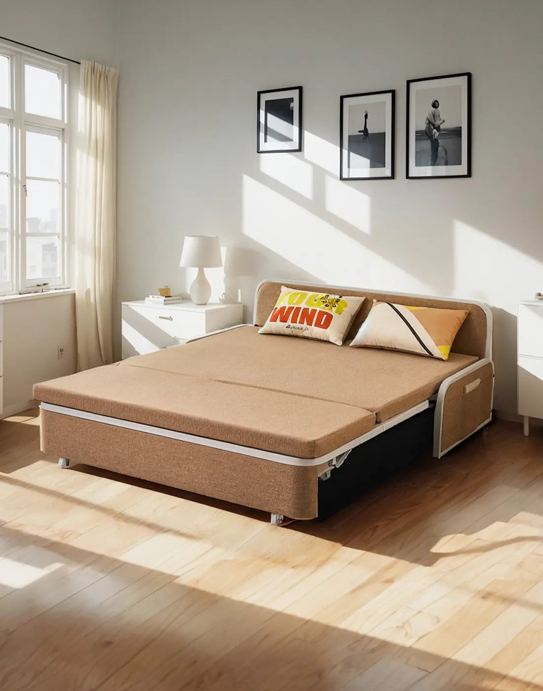 DYPODTEN multifunctional sleep sofa – space-saving convertible sofa bed for living room and guest use