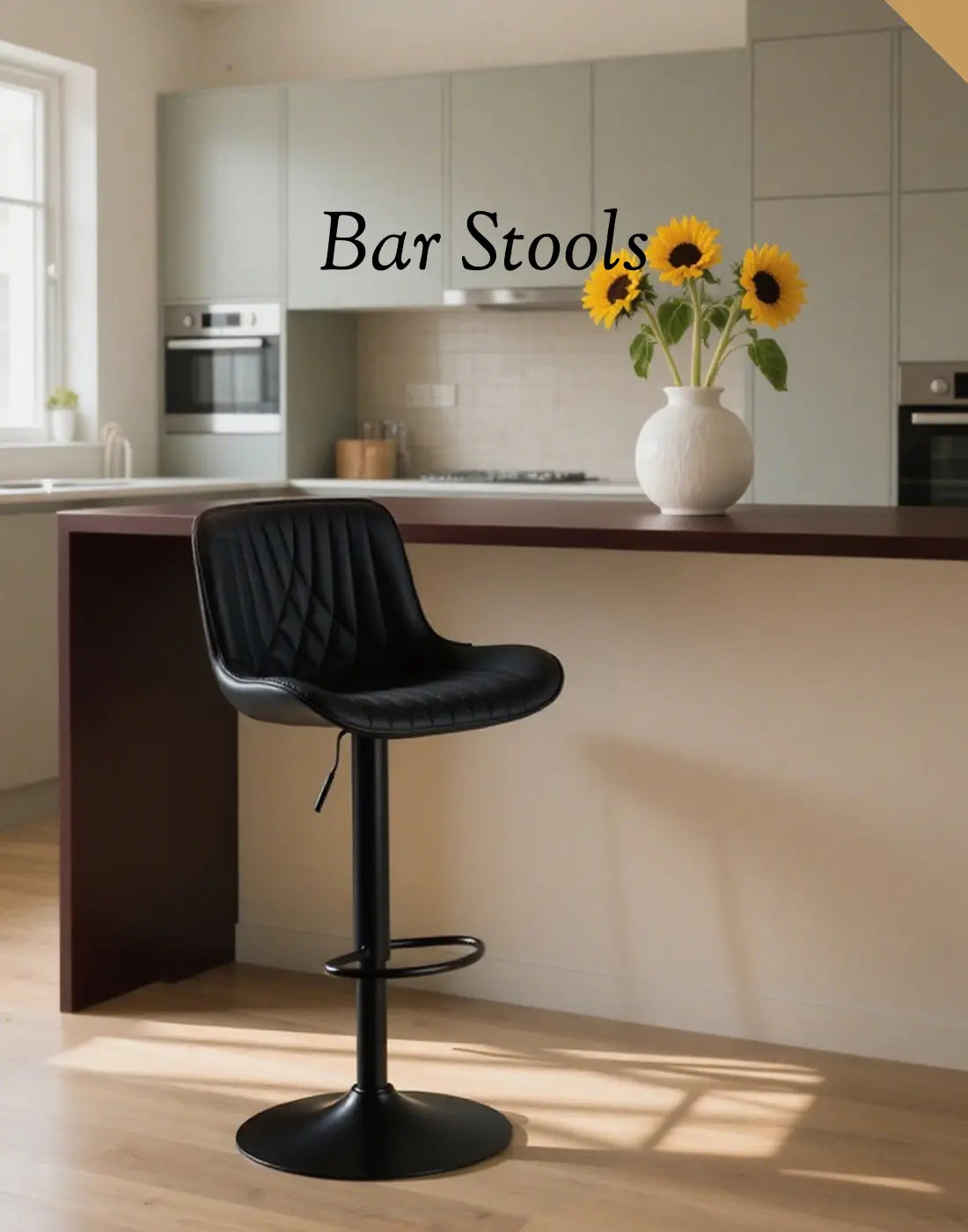 DYPODTEN contemporary bar stool – elegant seating for kitchen, home bar, or café