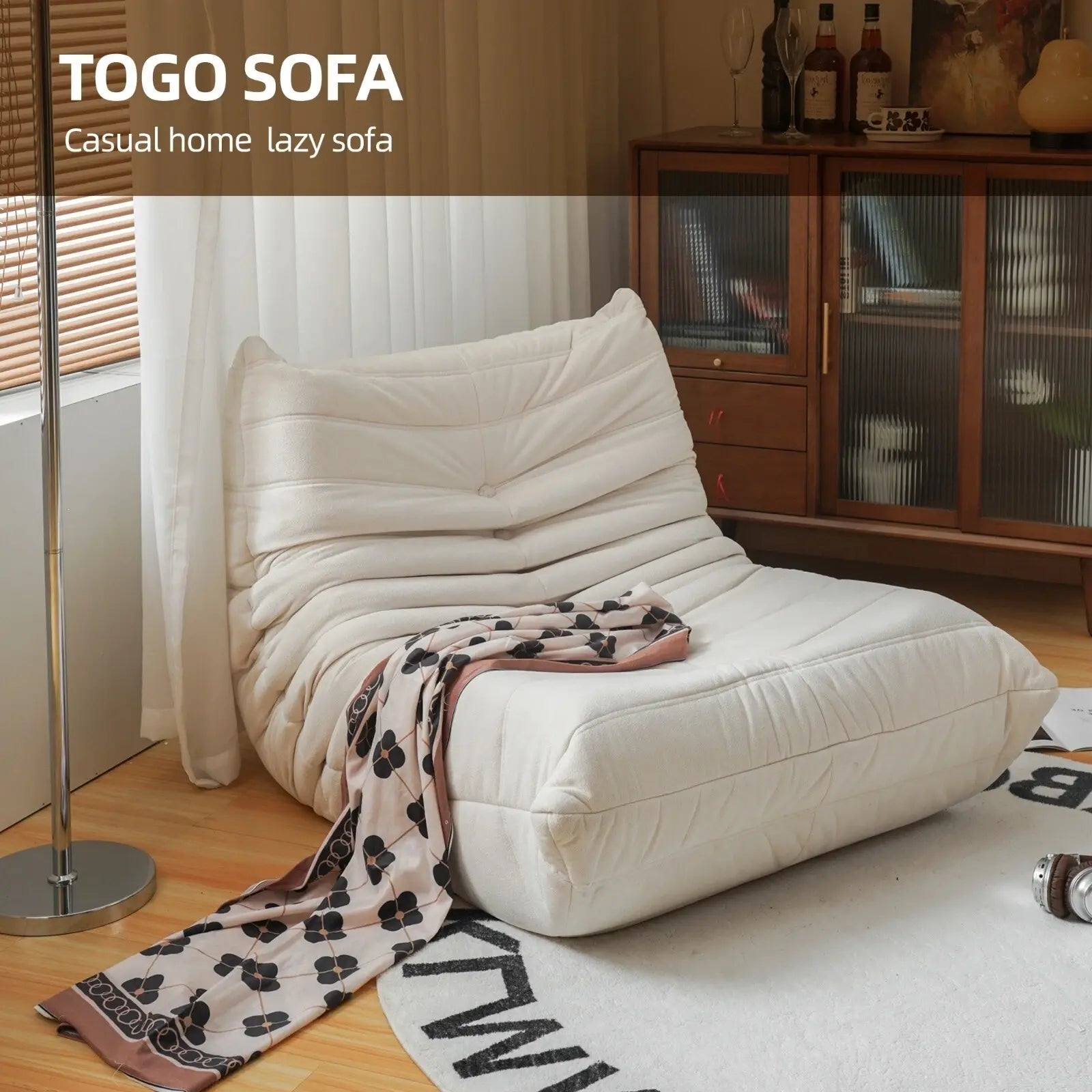 Accent Bean Bag Chair,Fur for Adult | DYPODTEN