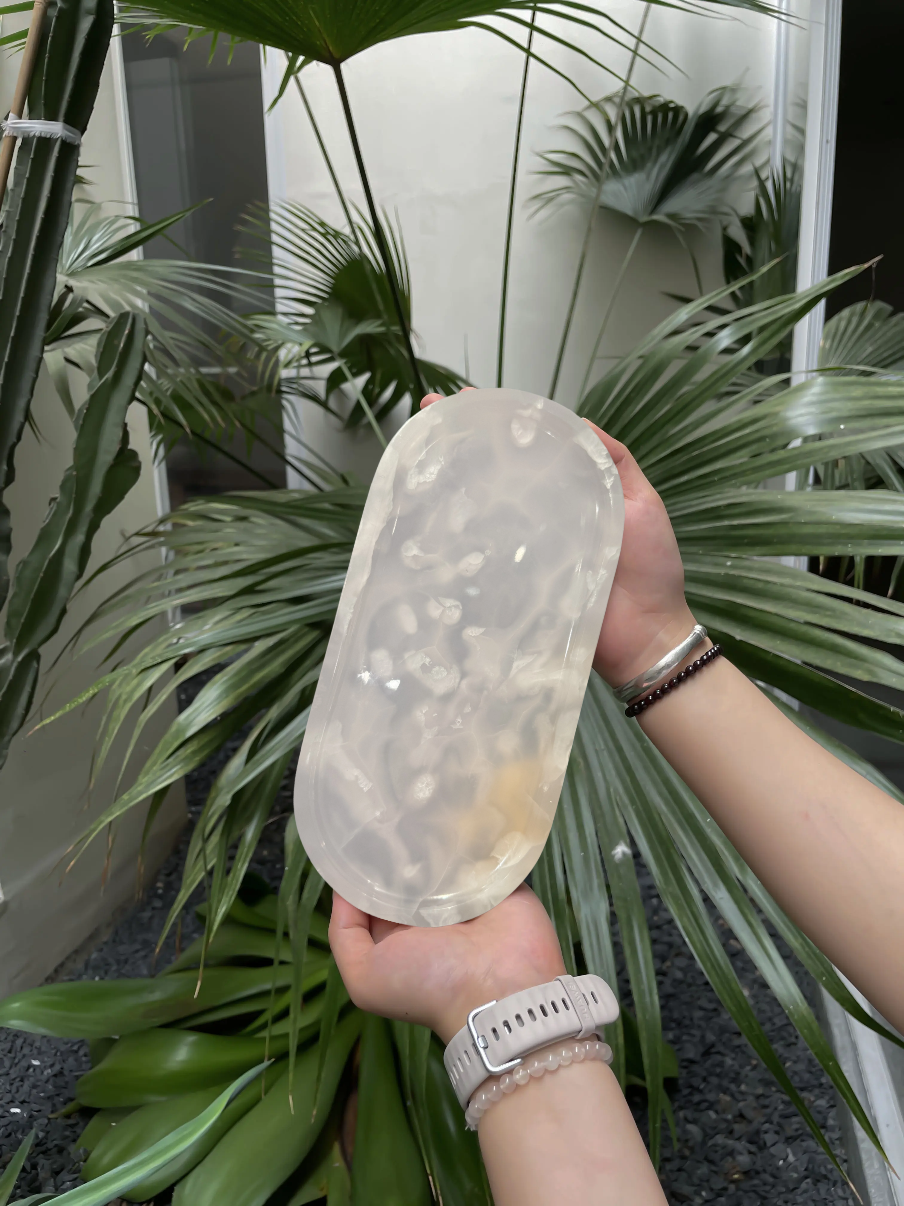 Marble Soap Dish & Tray - Multi Purpose Storage for Jewelry, Cosmetics & Aromatherapy