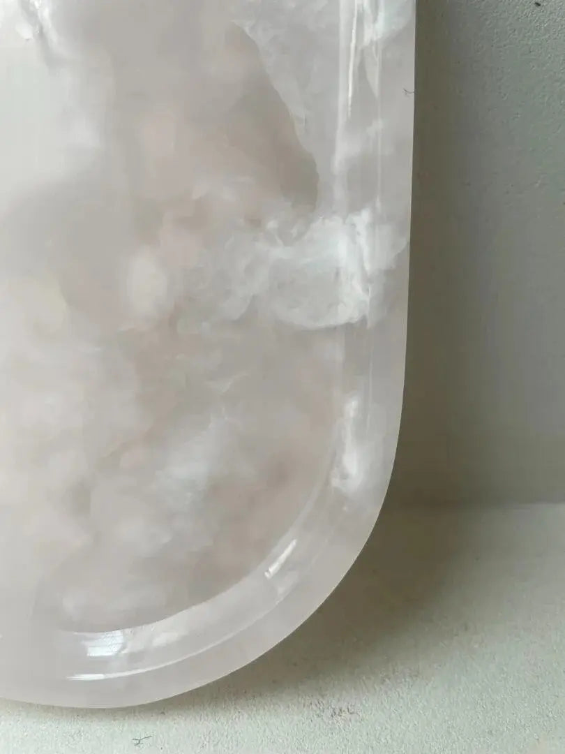 Marble Soap Dish & Tray - Multi Purpose Storage for Jewelry, Cosmetics & Aromatherapy