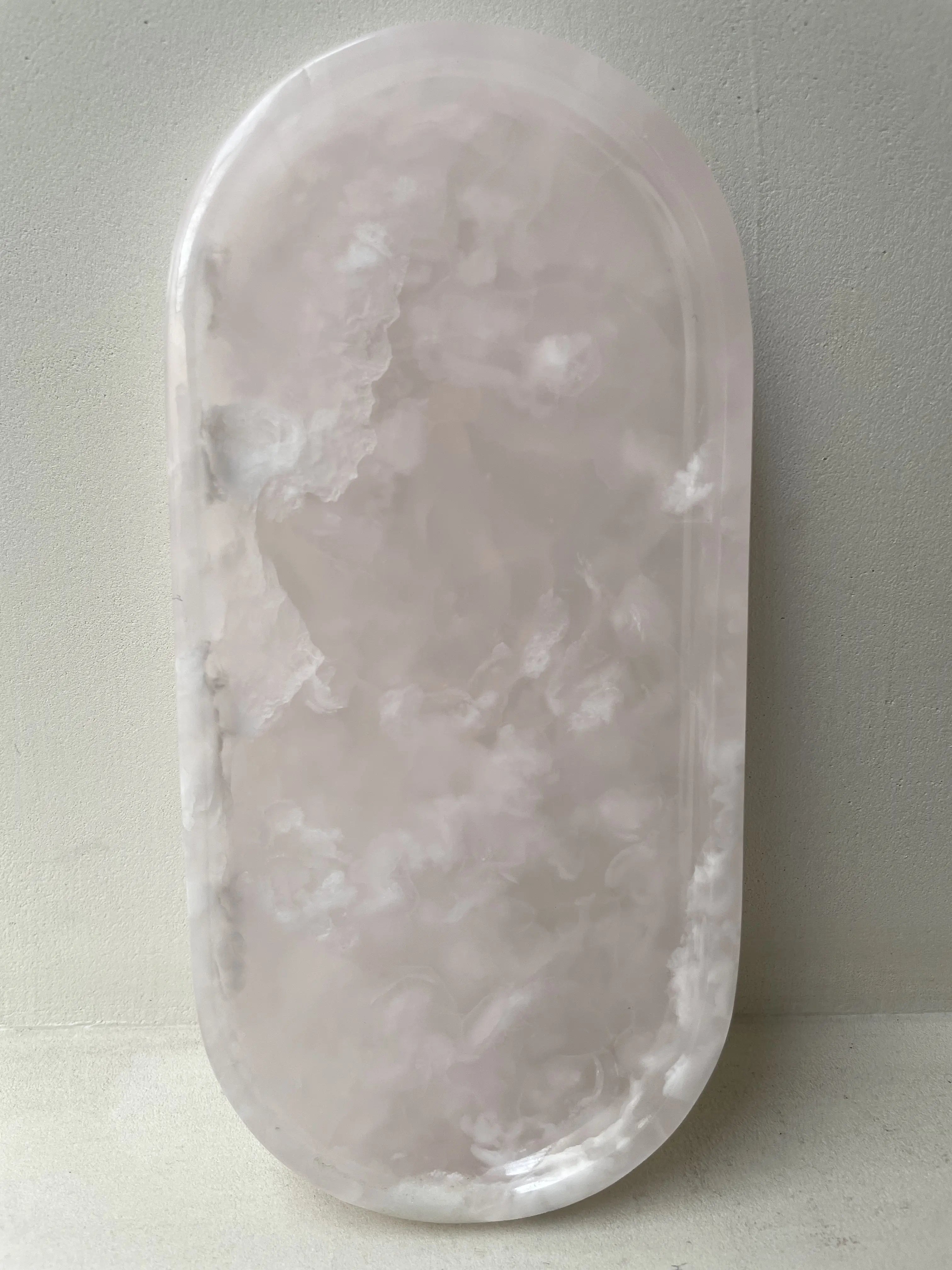 Marble Soap Dish & Tray - Multi Purpose Storage for Jewelry, Cosmetics & Aromatherapy